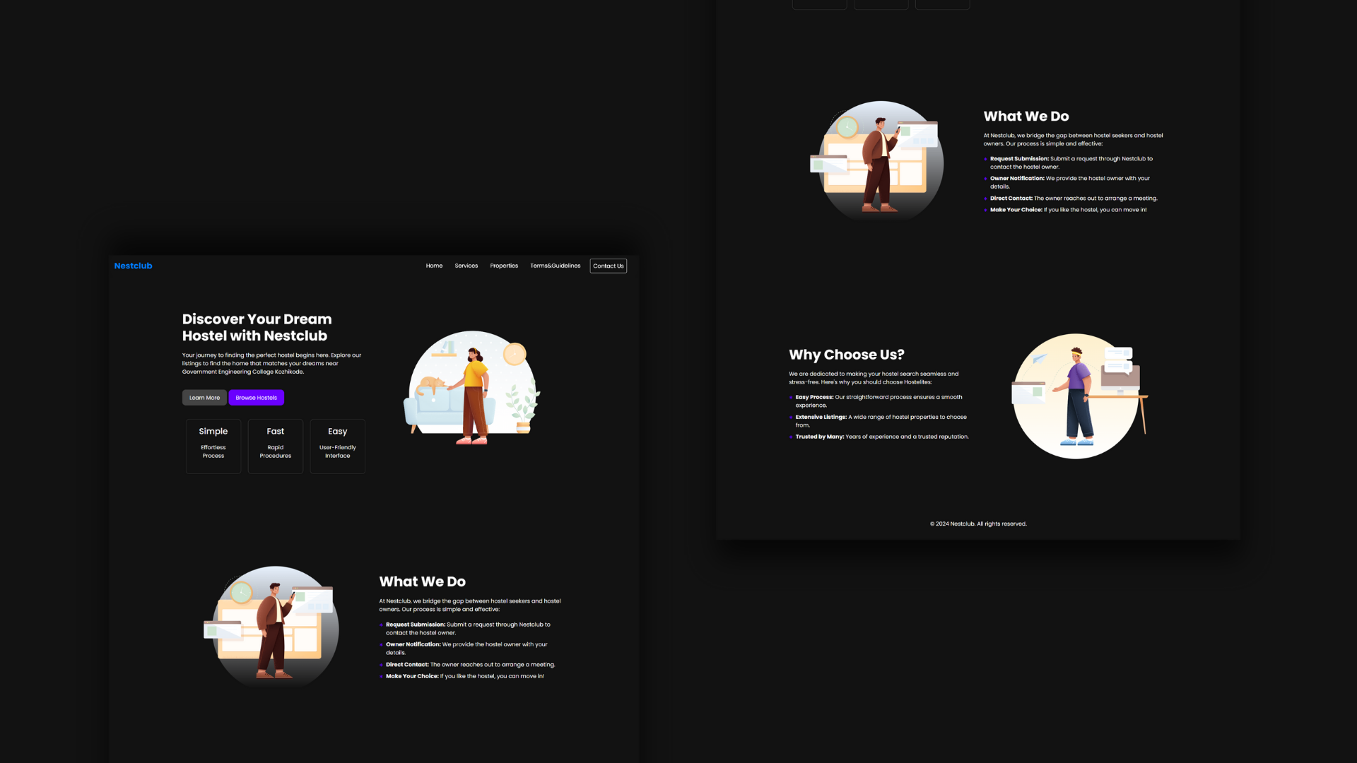 Nestclub Interface